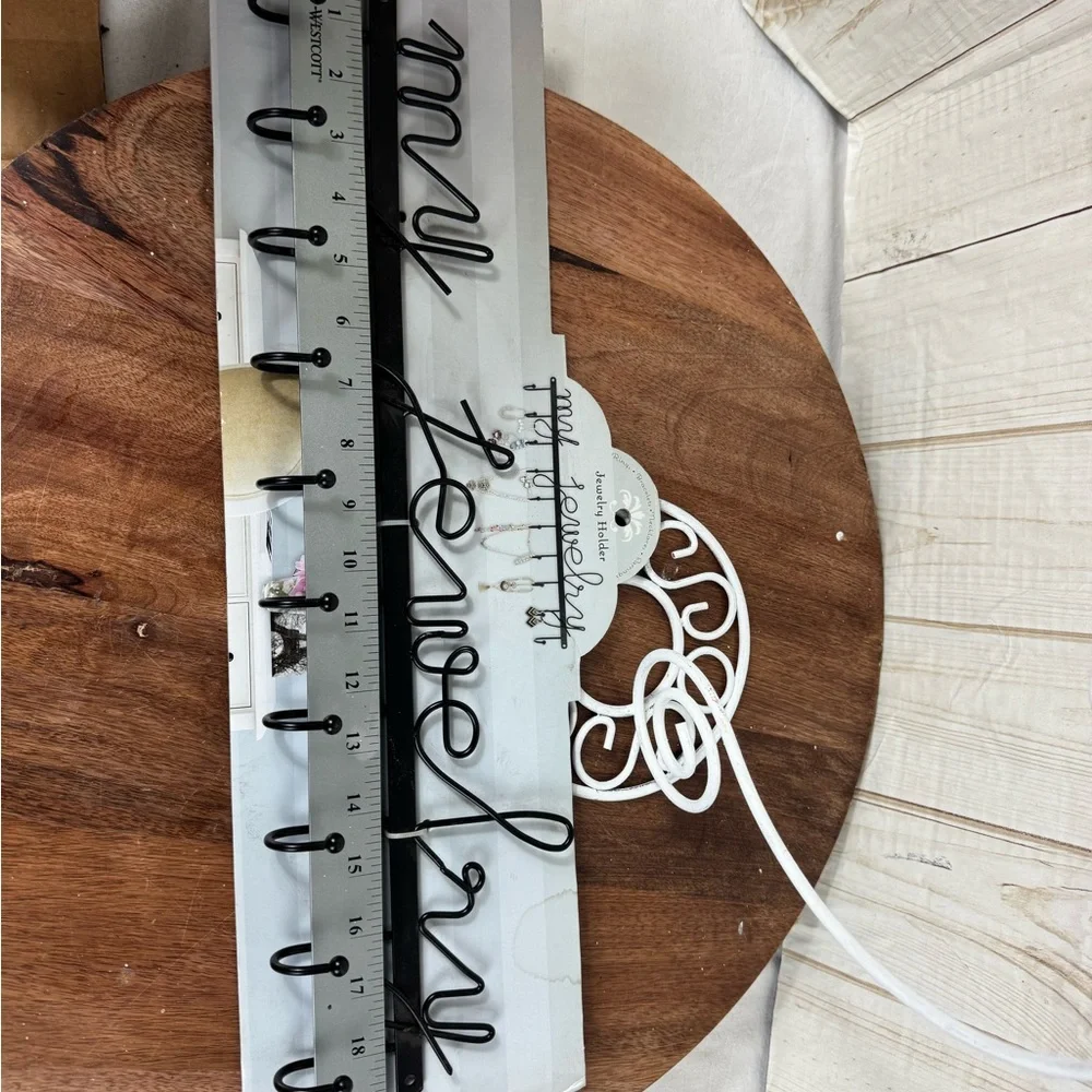 My Jewelry Black Wall Hook Rack - Decorative Home Wall Decor